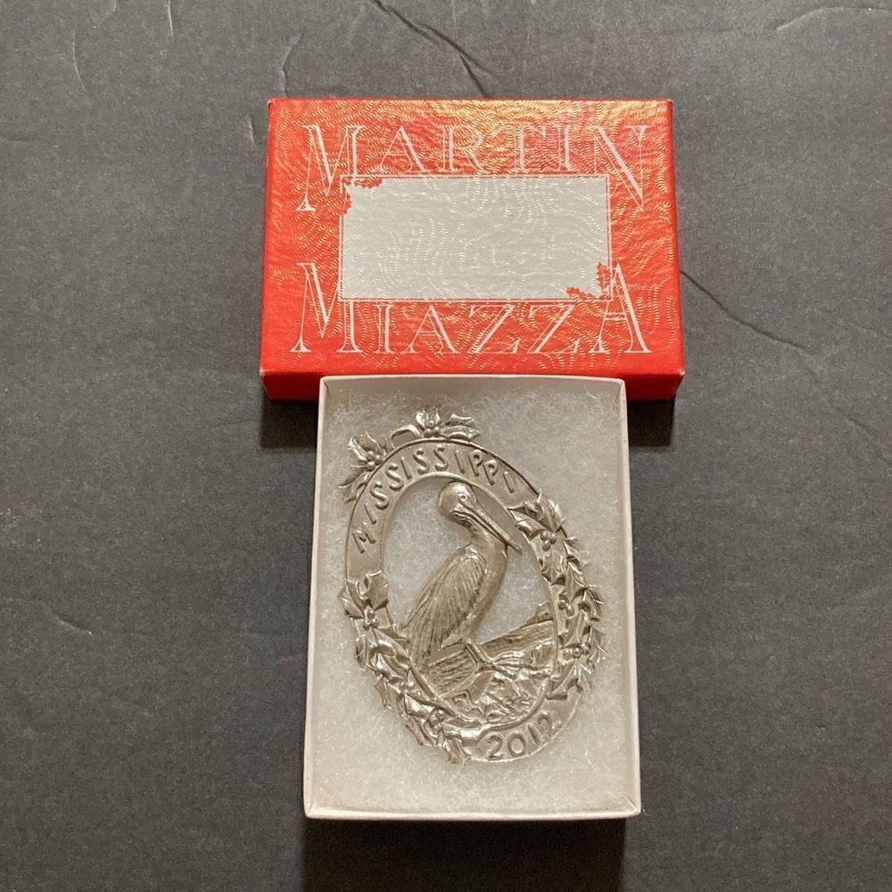 2012 Martin Miazza the pelican ornament